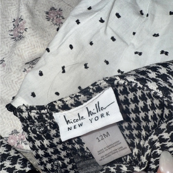 Nicole Miller Kids Matching Set - Black, White, Pink - Picture 7 of 11